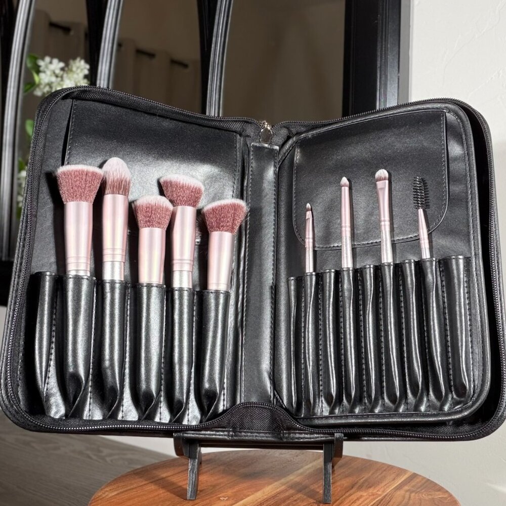 DUcare Makeup Brush Book Case + 18 New Mixed Brand Brushes